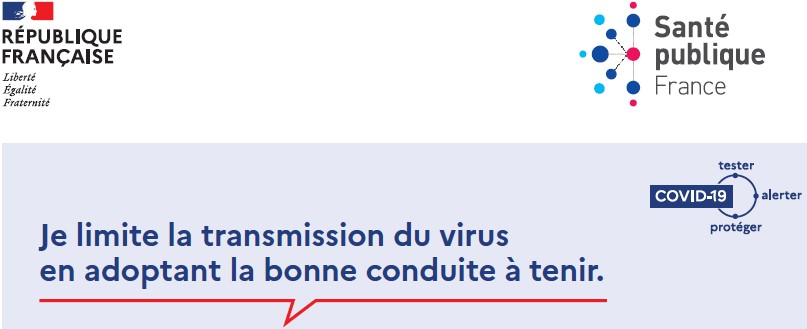 Santé Publique France : Je limite la transmission du virus - 01/2022